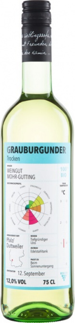 Grauburgunder Pfalz ECOVIN QW 2023 Mohr-Gutting (im 6er Karton) 