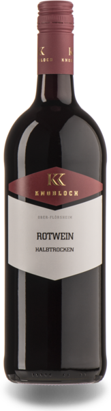 Knobloch Rotwein-Cuveé halbtrocken 1l 2022 (im 6er Karton) 