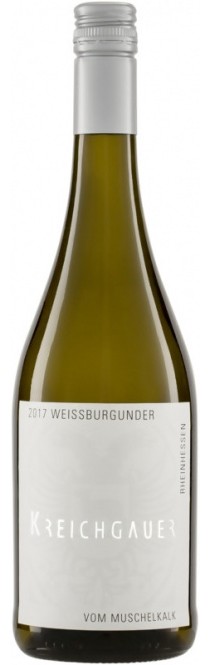 Weißer Burgunder Vom Muschelkalk QbA 2021 Kreichgauer (im 6er Karton)